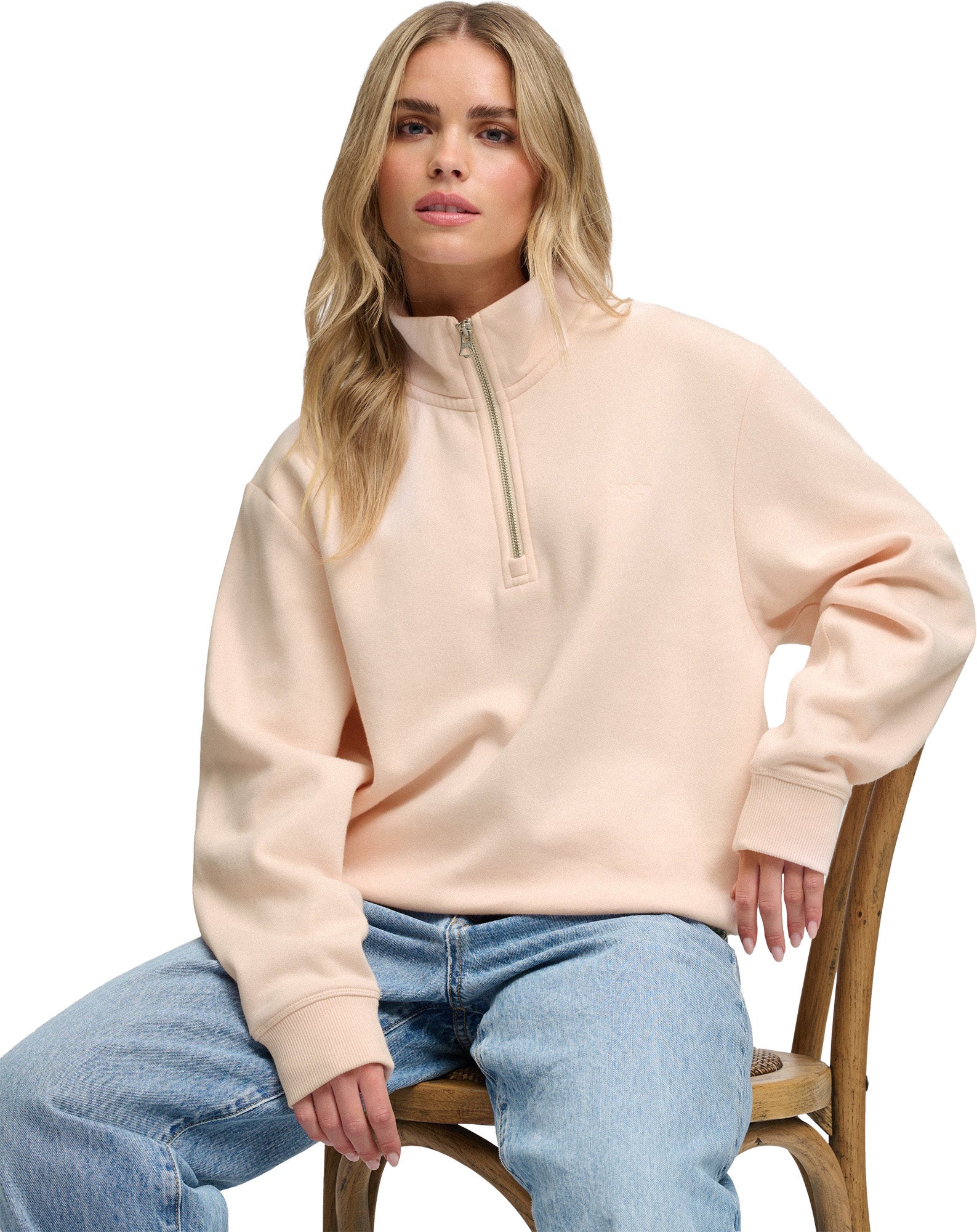 Superdry & Co Signature Ladies Sweatshirt pink XS Figure 4