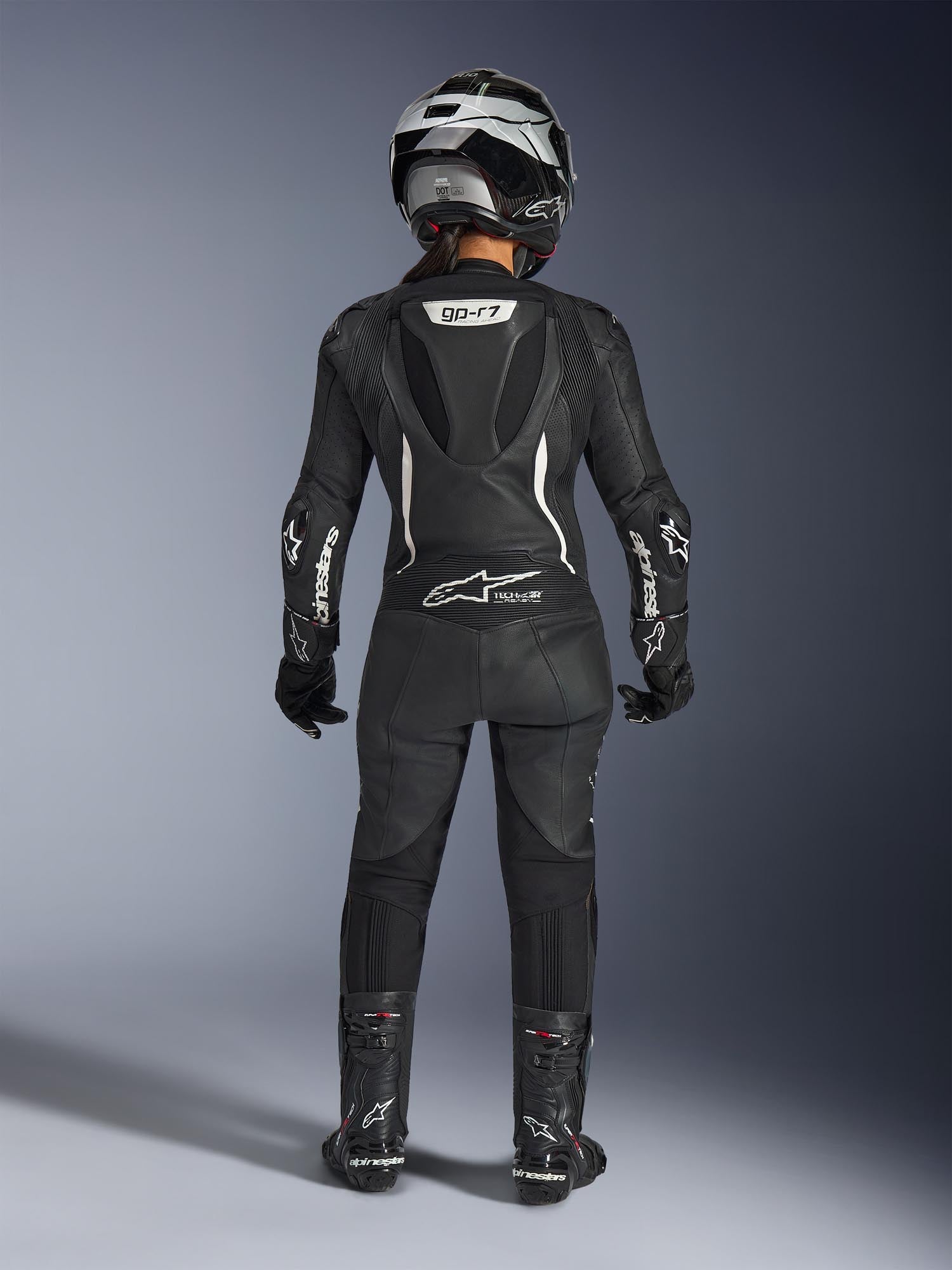 Alpinestars Stella GP-R7 Terno de Couro de Motocicleta Feminino de Uma Peça preto 50 Figura 11