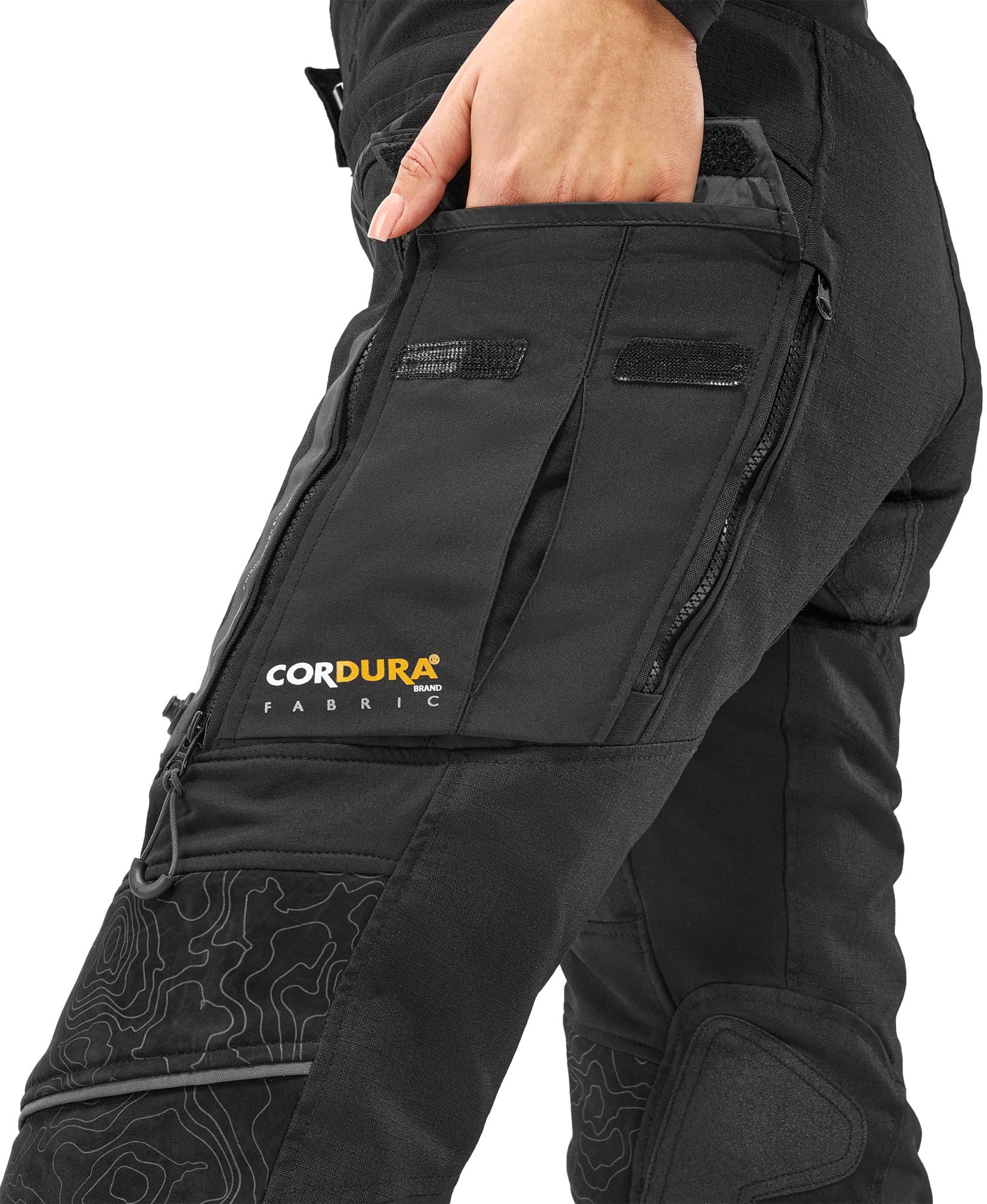 SHIMA Tracker Pantalon textile moto pour dames noir M Figure 12