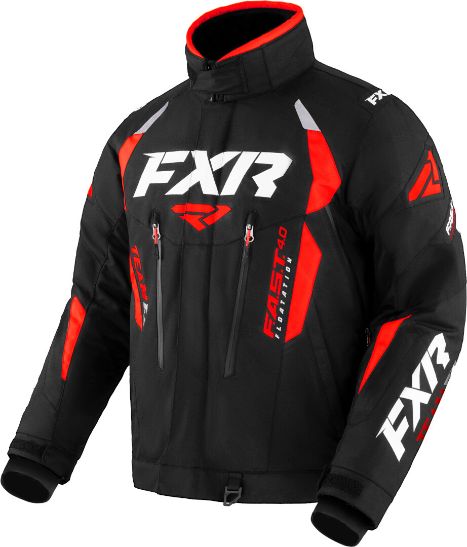 FXR Team FX 2-in-1 2023 Snowmobile Jacket black/red L Figure 1
