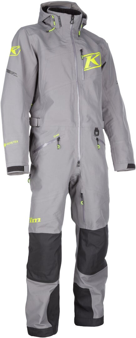 Klim Ripsa Vapor 1-Teiler Snowmobil Kombi grau/neon-gelb Kurz XL Abbildung 14