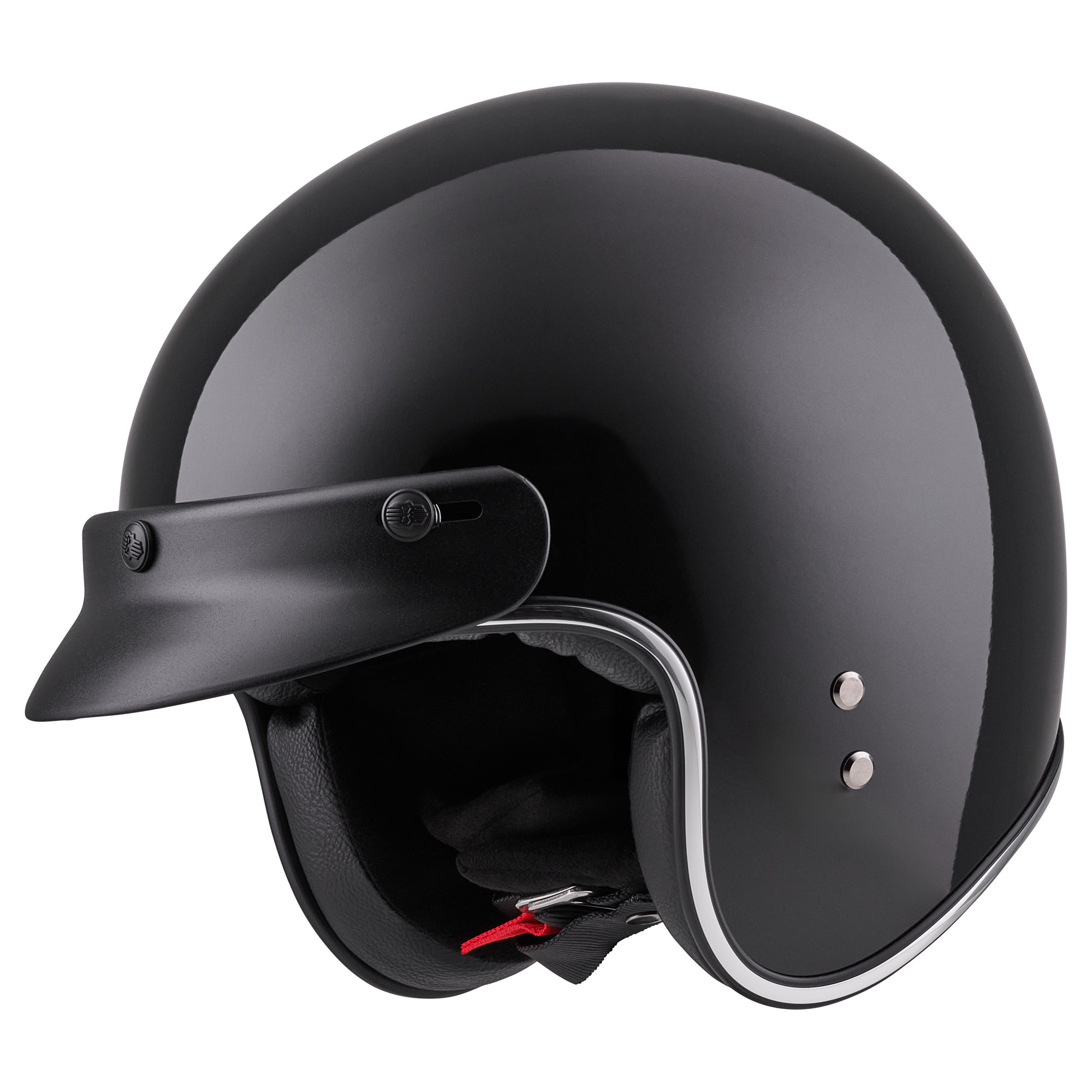 Peroz Jidre Casco aperto nero metallico M Figura 2