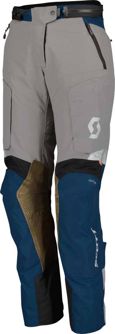 Scott Dualraid Dryo Pantaloni textile pentru motociclete pentru doamne Gri/Albastru 36 Figura 1