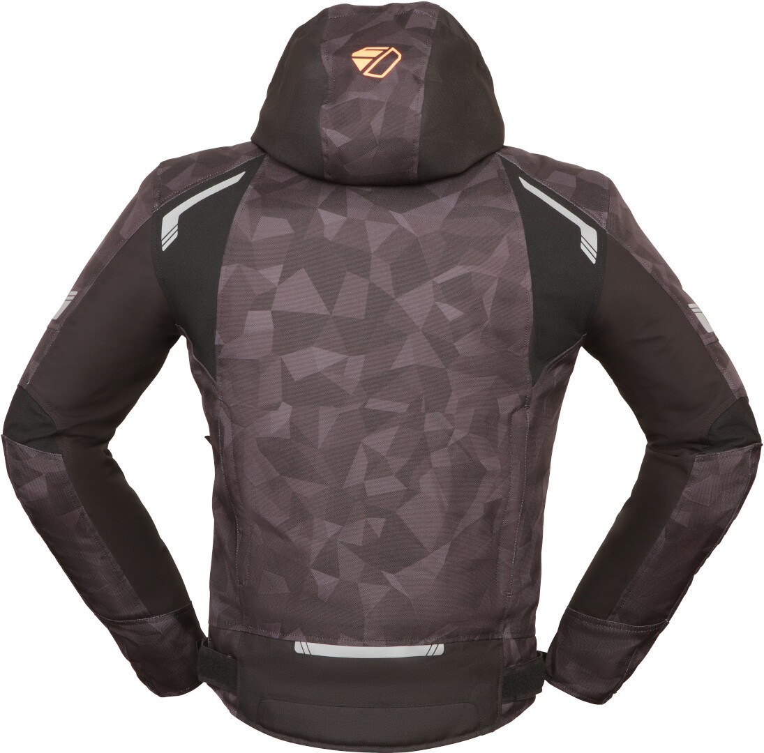 Modeka Jakson Jaqueta da motocicleta preto/camuflagem XXL Figura 2