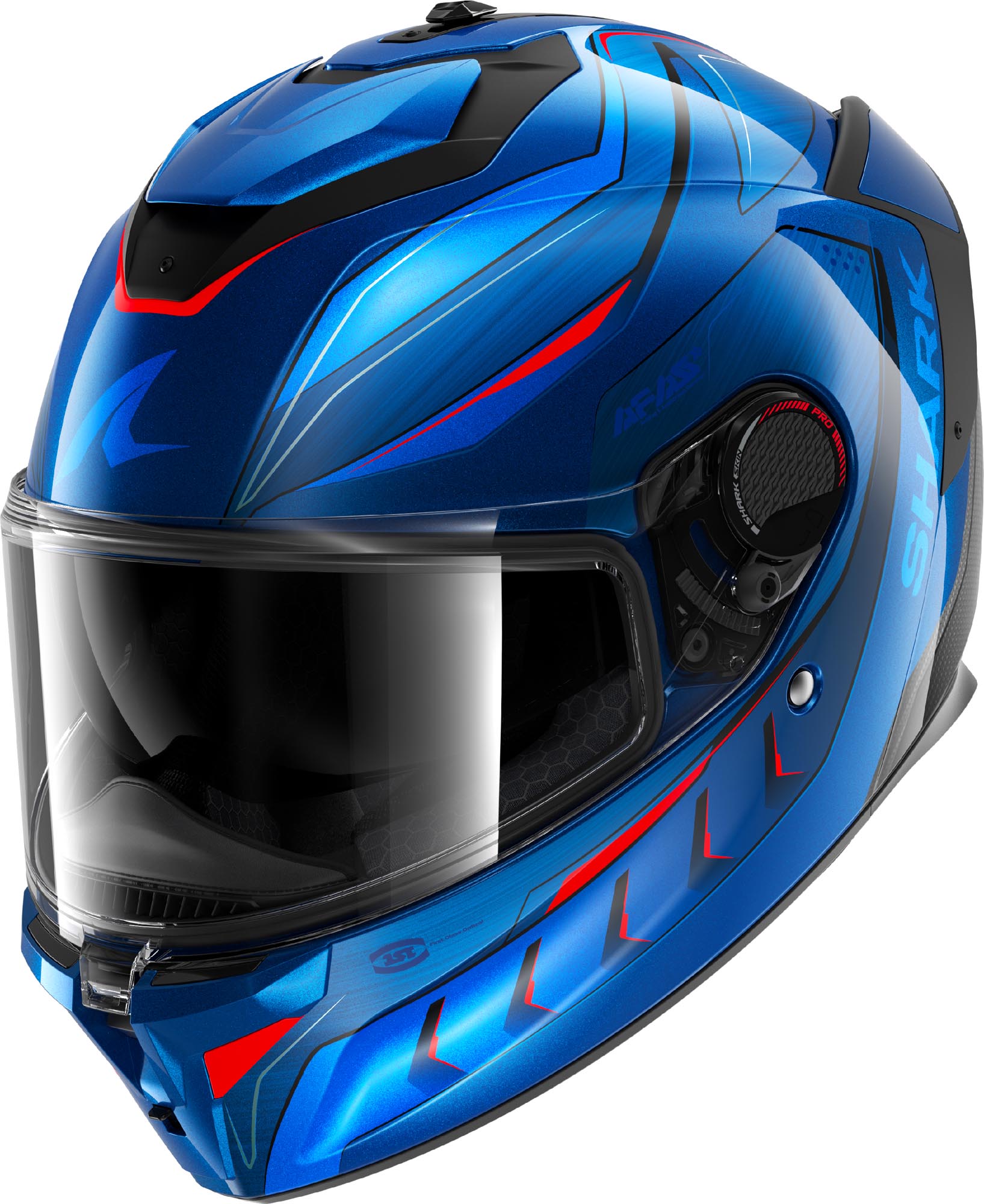 Shark Spartan GT Pro Mekarium Carbon Capacete azul/laranja XL (61/62) Figura 1