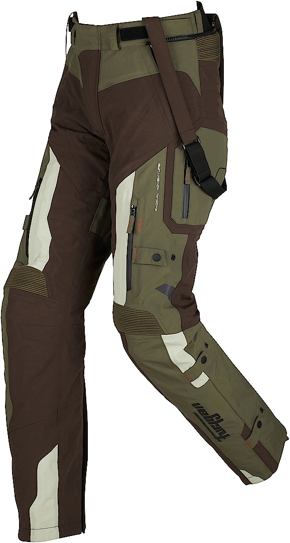 Furygan Discovery Motorcycle Textile Pants brown L Figure 6