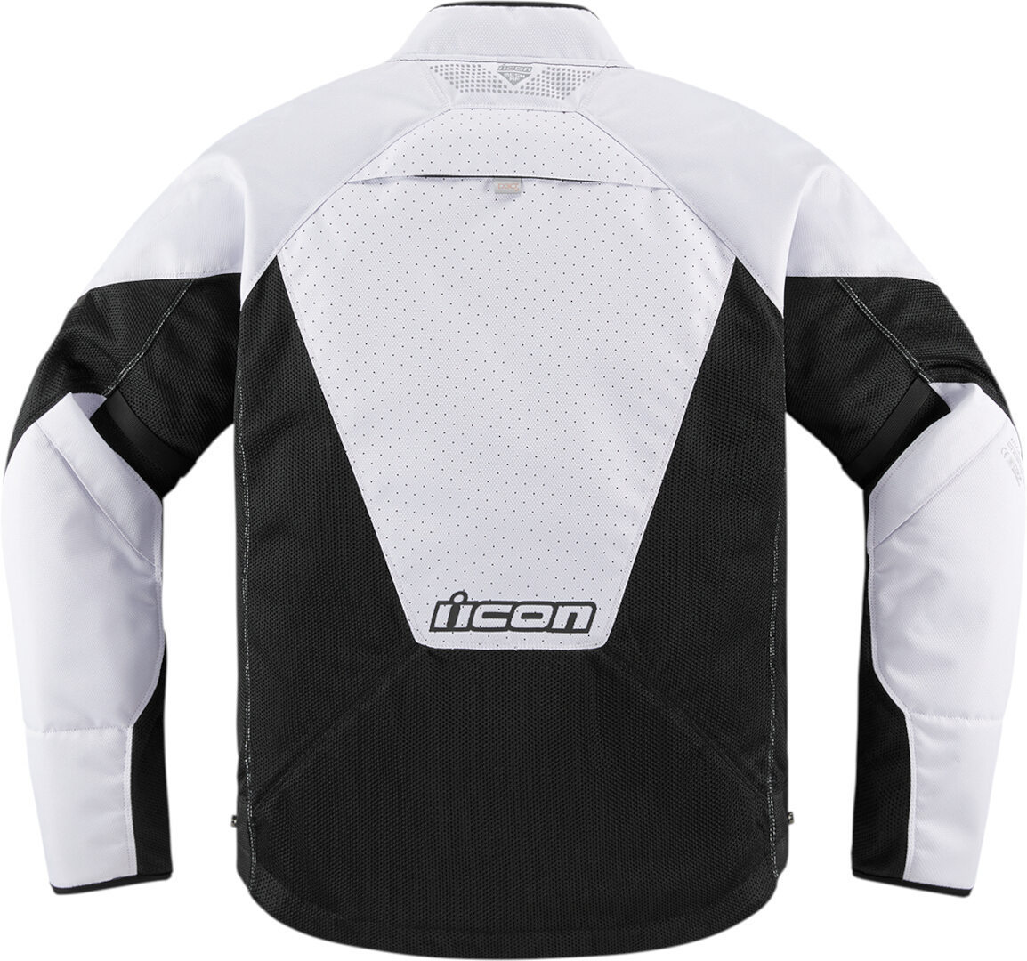 Icon Mesh AF 2023 Motorcycle Textile Jacket black/white L Figure 2