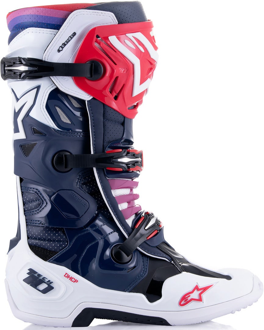 Alpinestars Tech 10 Supervented Motocross Boots blue/white/red 11 (45,5) Figure 5