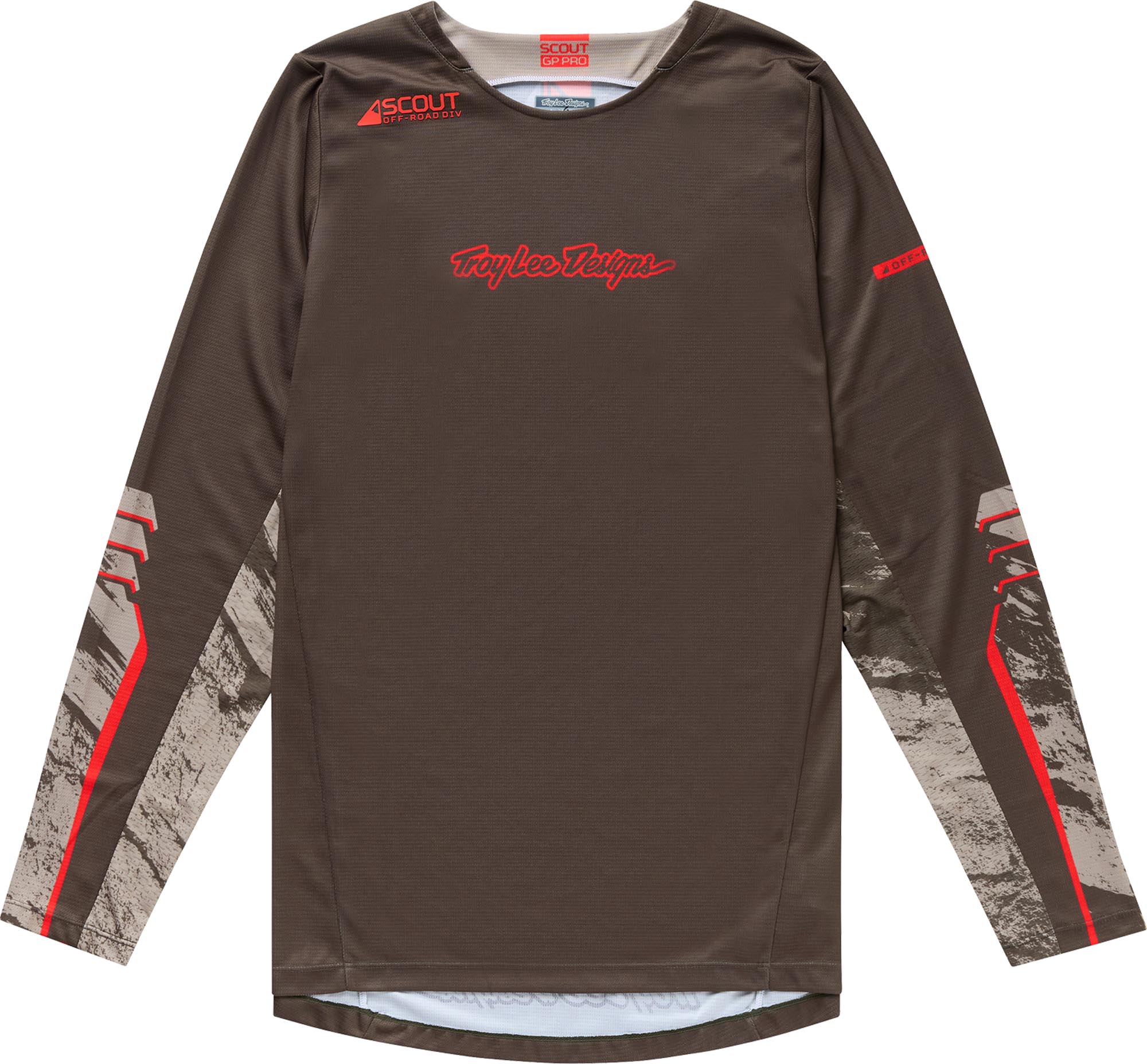 Troy Lee Designs Scout GP Pro Slab Motocrosstrøje Sand M Figur 1