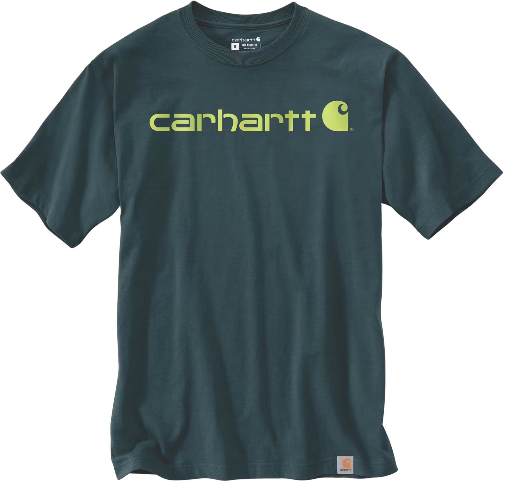 Carhartt Dearborn Relaxed Logo Tričko tmavě zelená S Obrázek 1