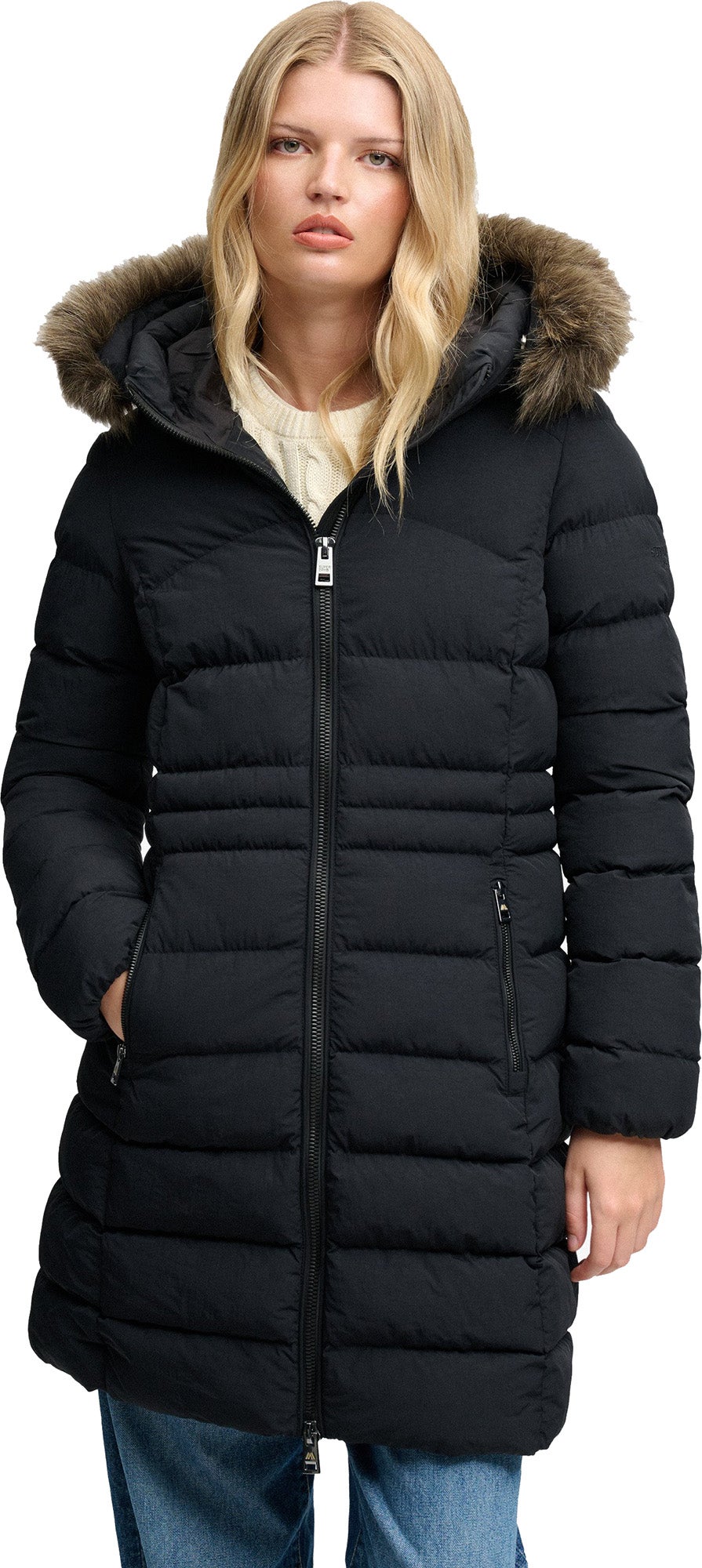 Superdry & Co Fuji Дамско палто черно XS Фигура 4