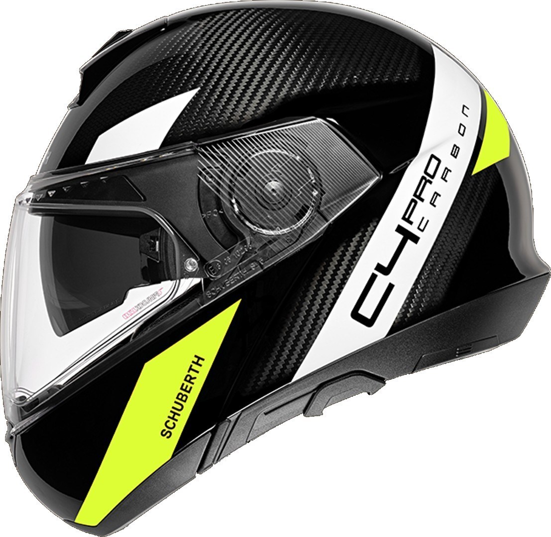 Schuberth C4 Pro Carbon Avio 3K Klapphelm gelb M (57) Abbildung 1