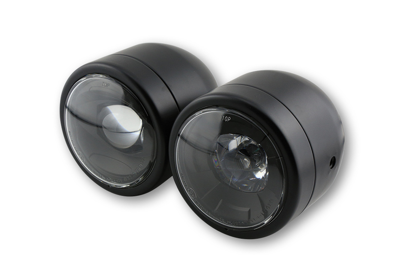 HIGHSIDER Smart Strålkastare Twin LED Svart Sidofäste, E-Godkänd (1st) Figur 2
