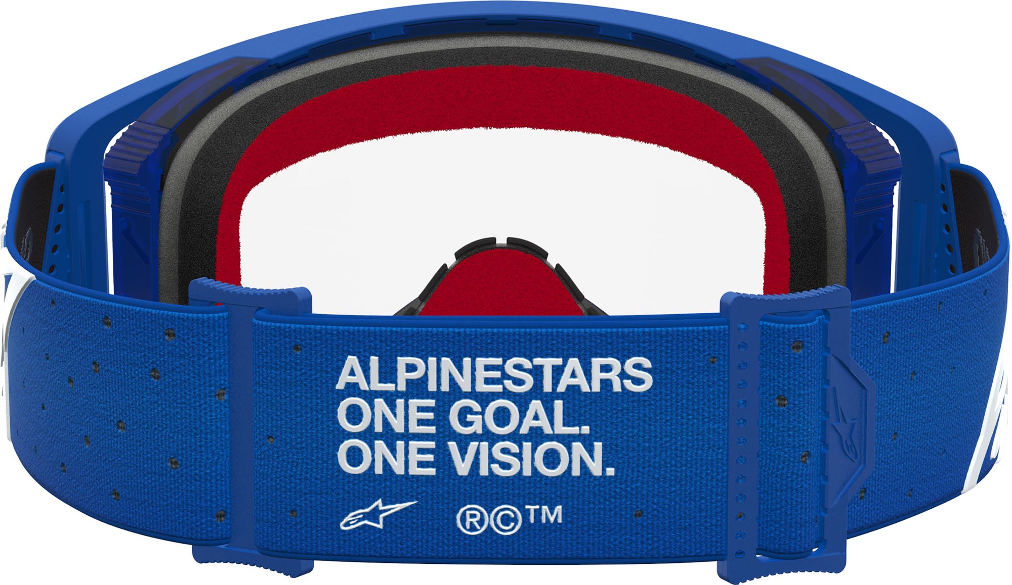 Alpinestars Supertech Vesta Motocross Goggles blue/white Figure 2