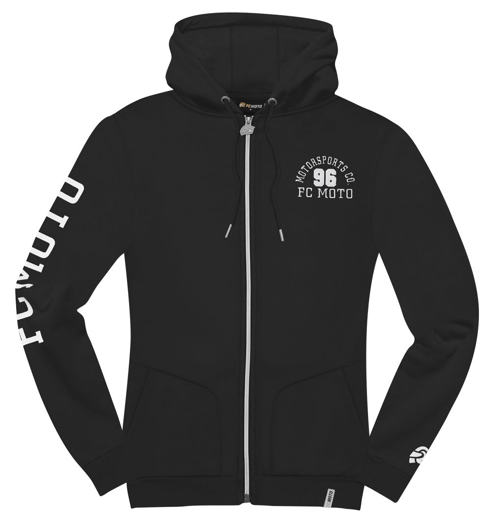 FC-Moto Moto-H Damer Zip Hættetrøje Sort XL Figur 1