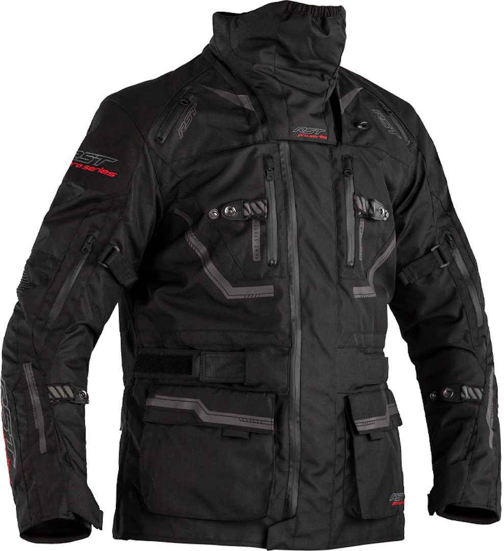 RST Pro Series Paragon 6 Jachetă textilă pentru motocicletă cu airbag negru 3XL Figura 1