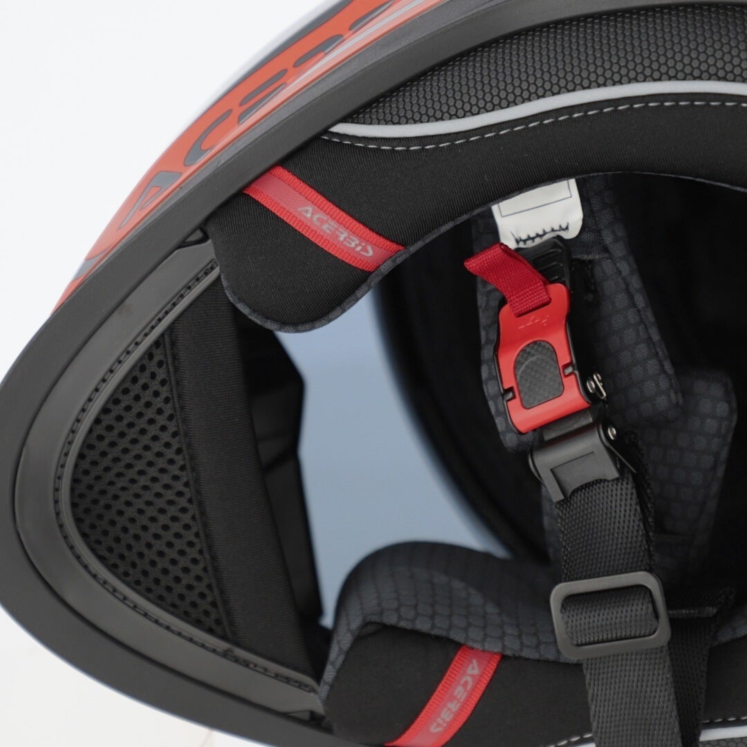 Acerbis X-Way Graphic Logo Helm grau/orange M (57/58) Abbildung 6