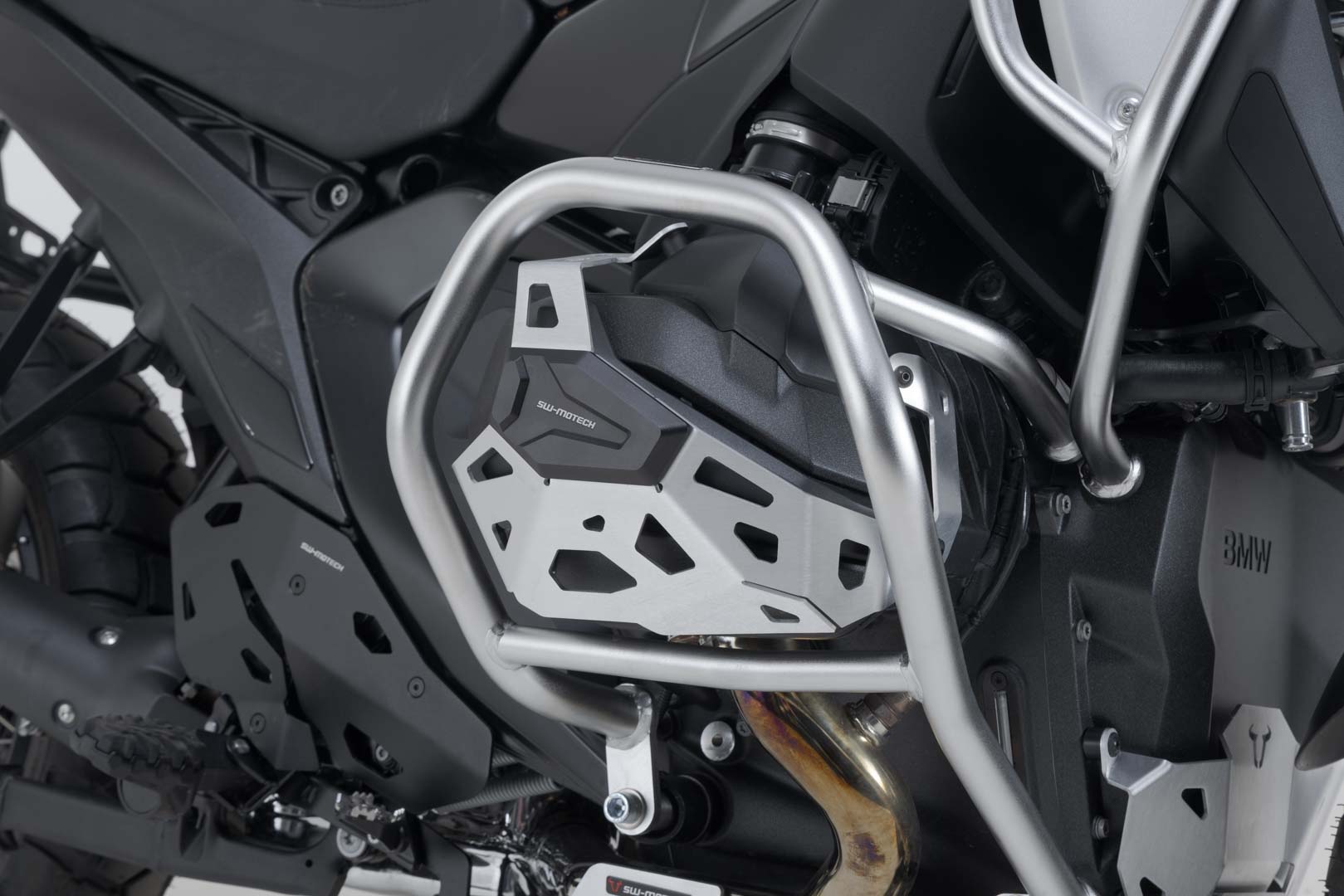 SW-Motech Cylinderskydd - Svart/Silver. BMW R 1300 GS, R 1300 R/RS. Figur 5