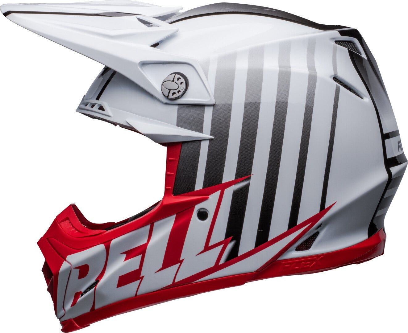 Bell Moto-9S Flex Sprint Motorcross helm wit/rood L Figuur 4
