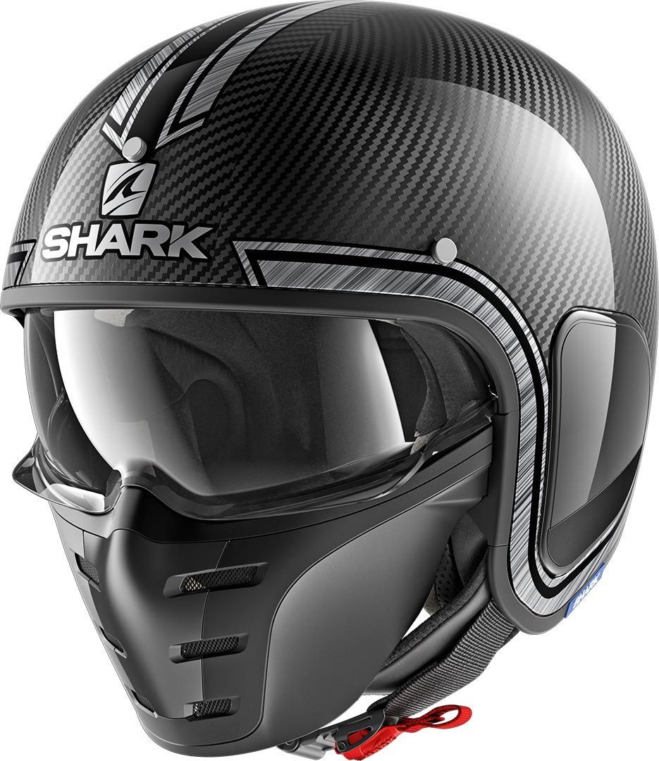 Shark-S-Drak Vinta Jethelm silber S (55/56) Abbildung 1