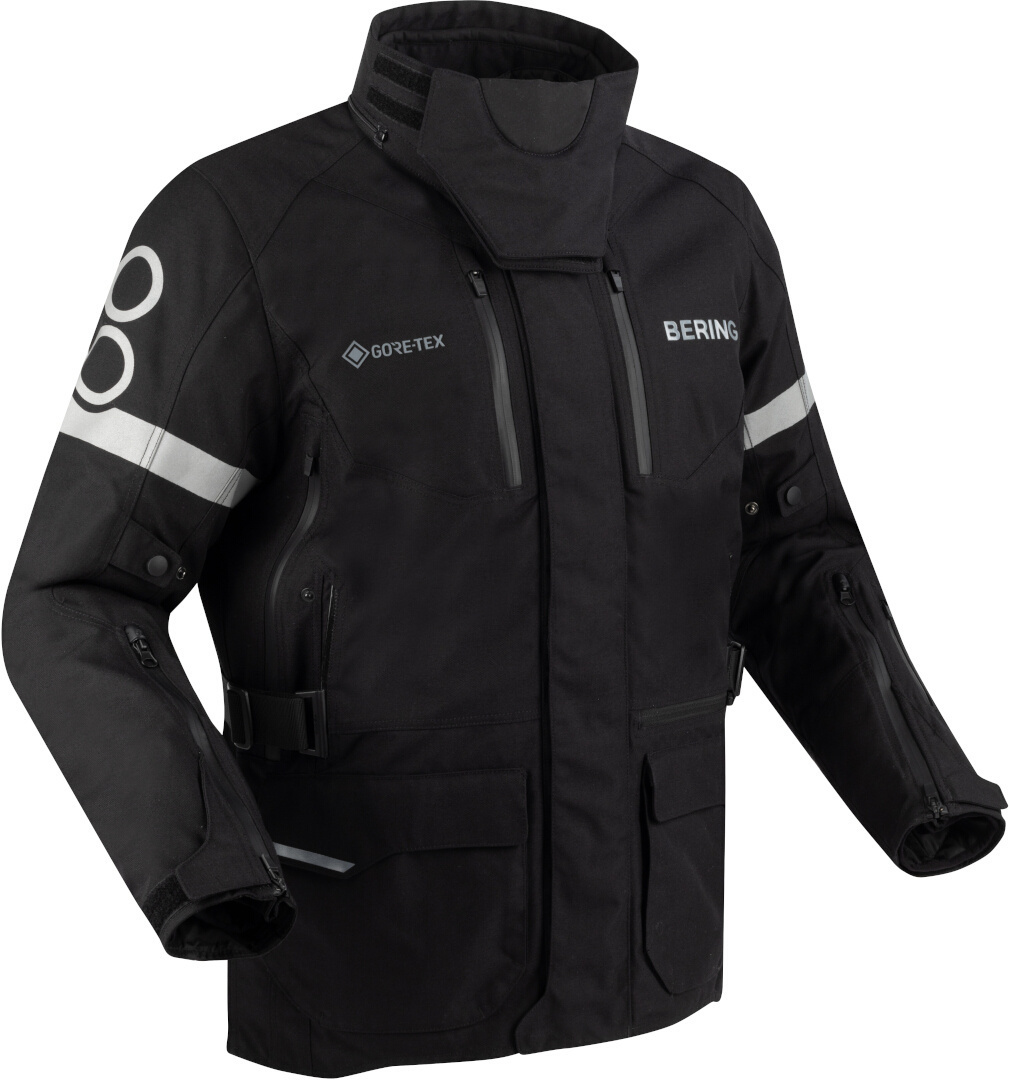 Bering Antartica GTX Jachetă textilă impermeabilă pentru motociclete negru M Figura 1