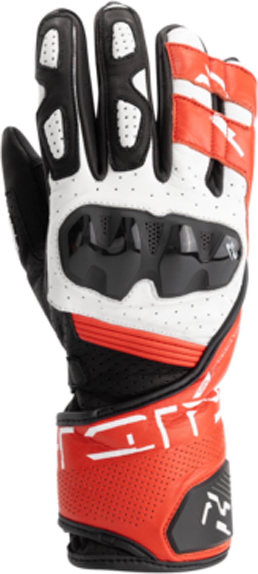 Richa RS-86 Damen Motorrad Handschuhe schwarz/rot/fluo-dunkelrot M Abbildung 1