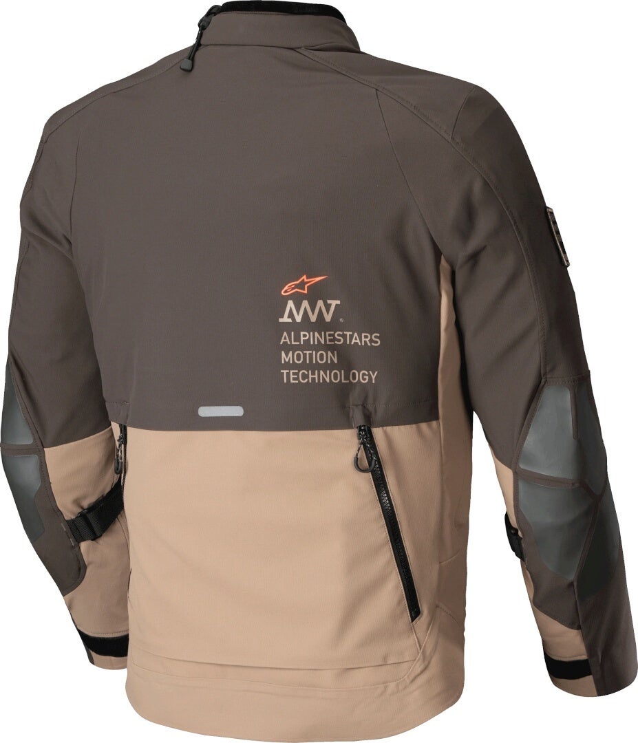 Alpinestars AMT-8 Stretch Drystar XF waterproof Motorcycle Textile Jacket dark brown/light brown 4XL Figure 2