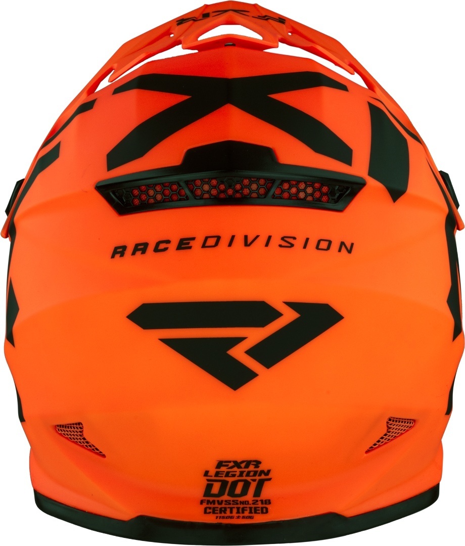 FXR Legion MX Gear Cască de motocross pentru tineret Portocaliu/Negru Y/L (52/53) Figura 4