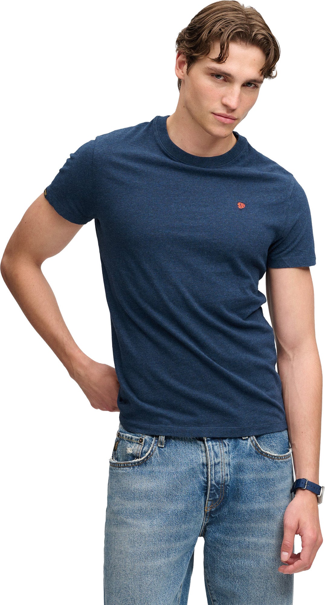 Superdry & Co Logo Тениска синьо S Фигура 6