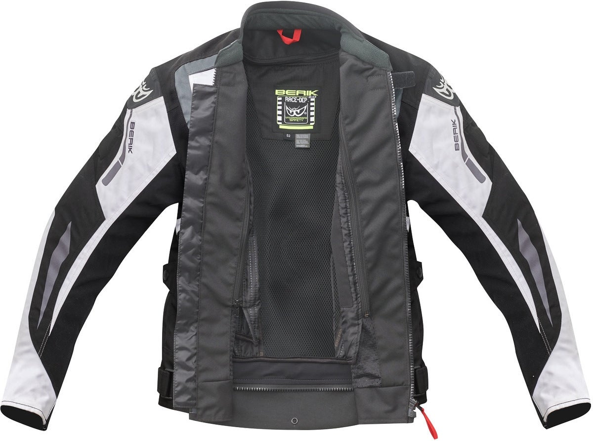 Berik Bad Eye Waterproof Motorcycle Textile Jacket black/white 54 Figure 3