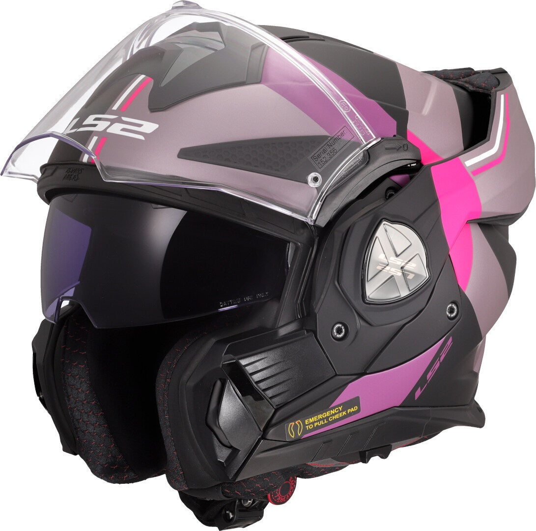 LS2 FF901 Advant X Ultra Casque gris/rose L (59/60) Figure 9