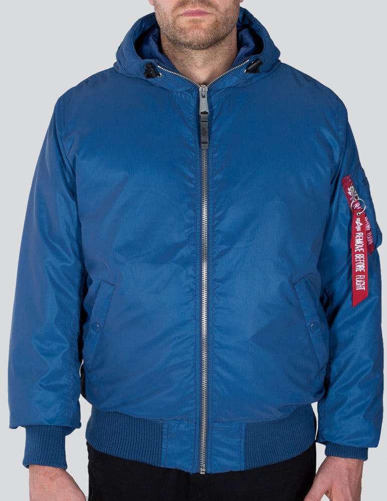 Alpha Industries MA-1 Hooded Reflective Jacke dunkelblau 3XL Abbildung 1