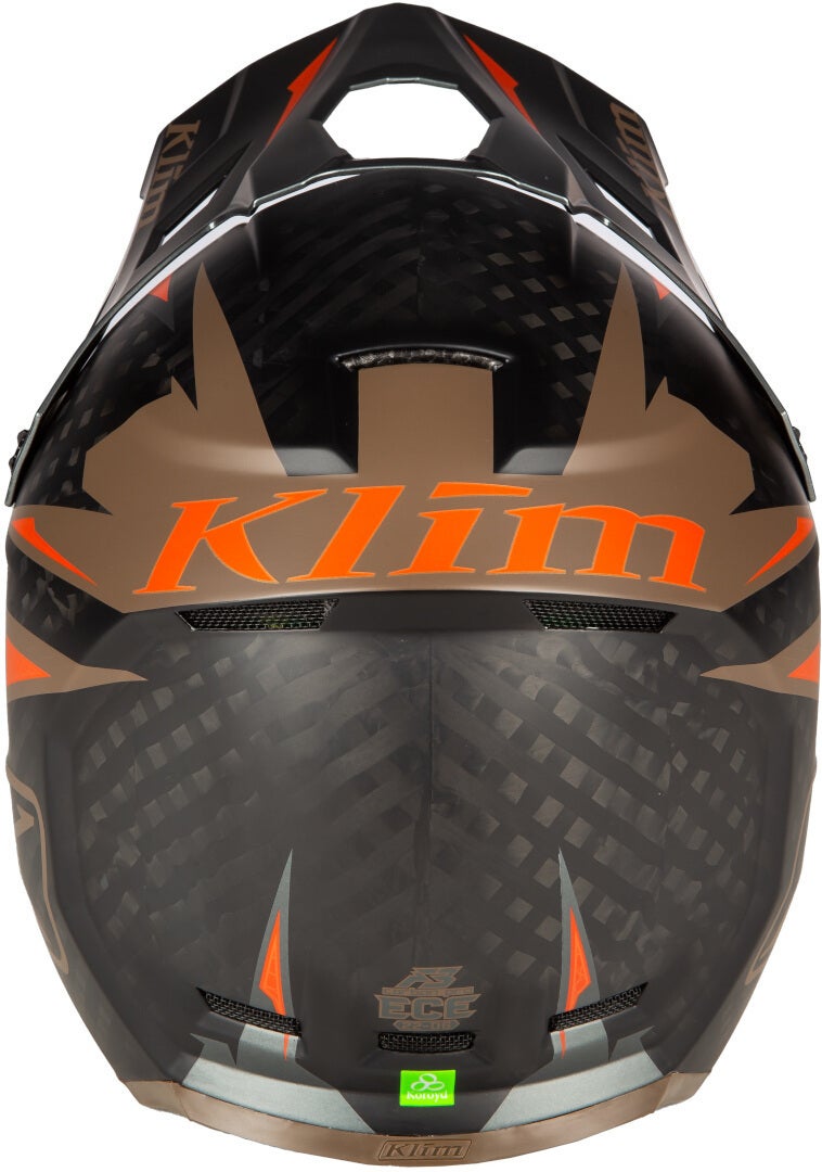 Klim F3 Carbon Pro Motocross Helmet brown/black XXL (62/63) Figure 4