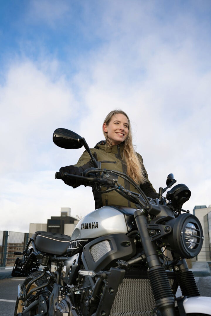 DIFI Jamie 2 Aerotex Urban imperméable dames moto textile veste Vert/Noir 38 Figure 3