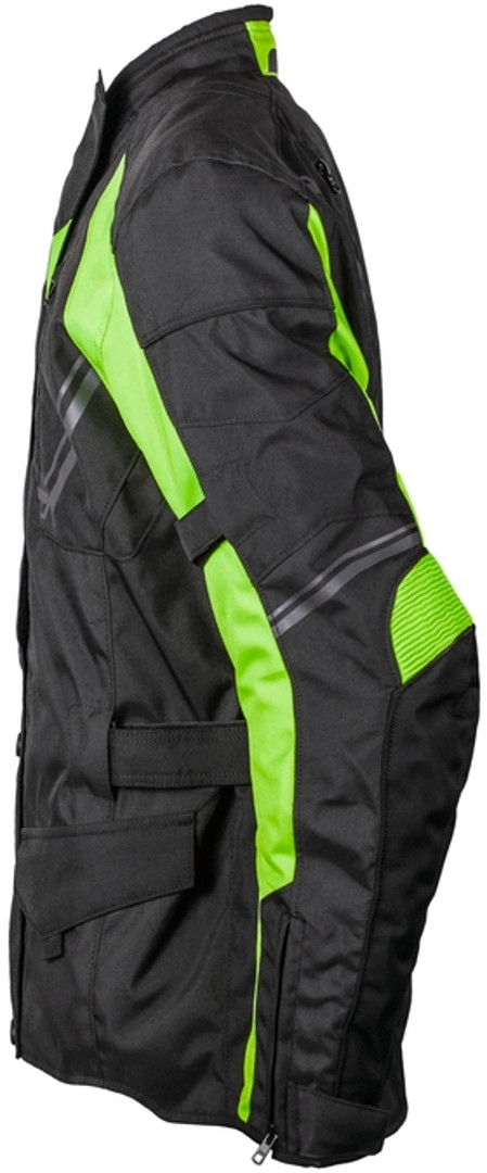 GMS Taylor Motorcycle Textile Jacket black/yellow 6XL Figure 2