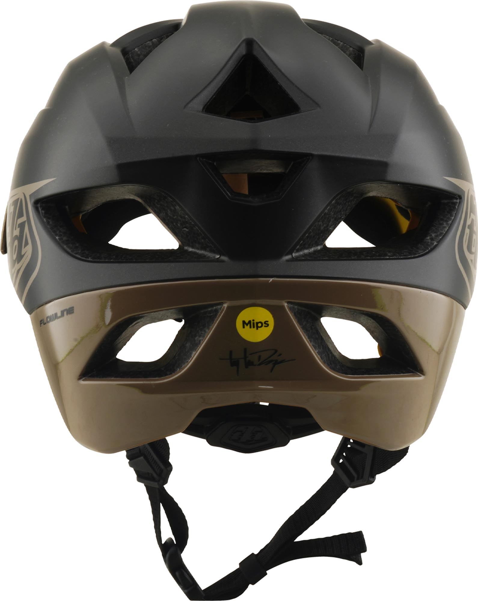 Side view of Troy Lee Designs Mips Flowline Point Bicycle Helmet