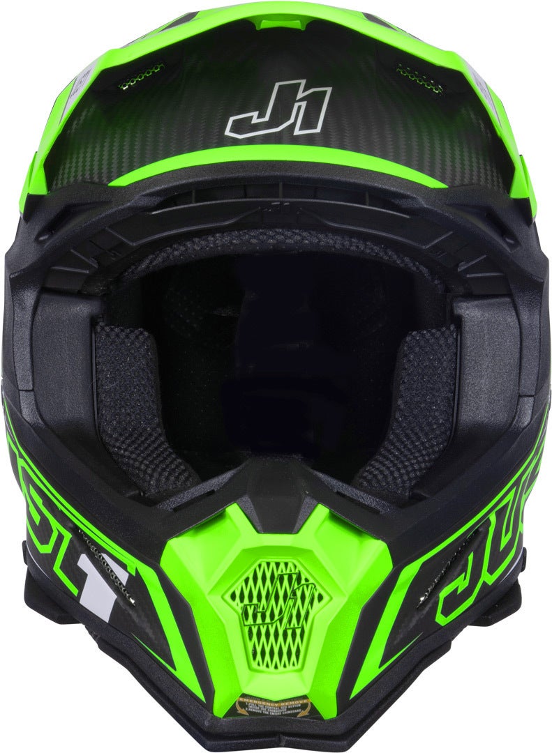 Just1 J22 Carbon Fluo 2.0 Casco da motocross Verde/Nero L (59/60) Figura 3