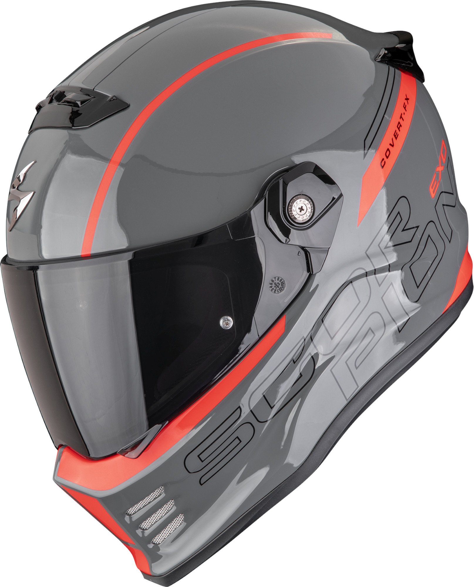 Scorpion Covert FX Danko Casque intégral Gris/Rouge XL (60/61) Figure 1