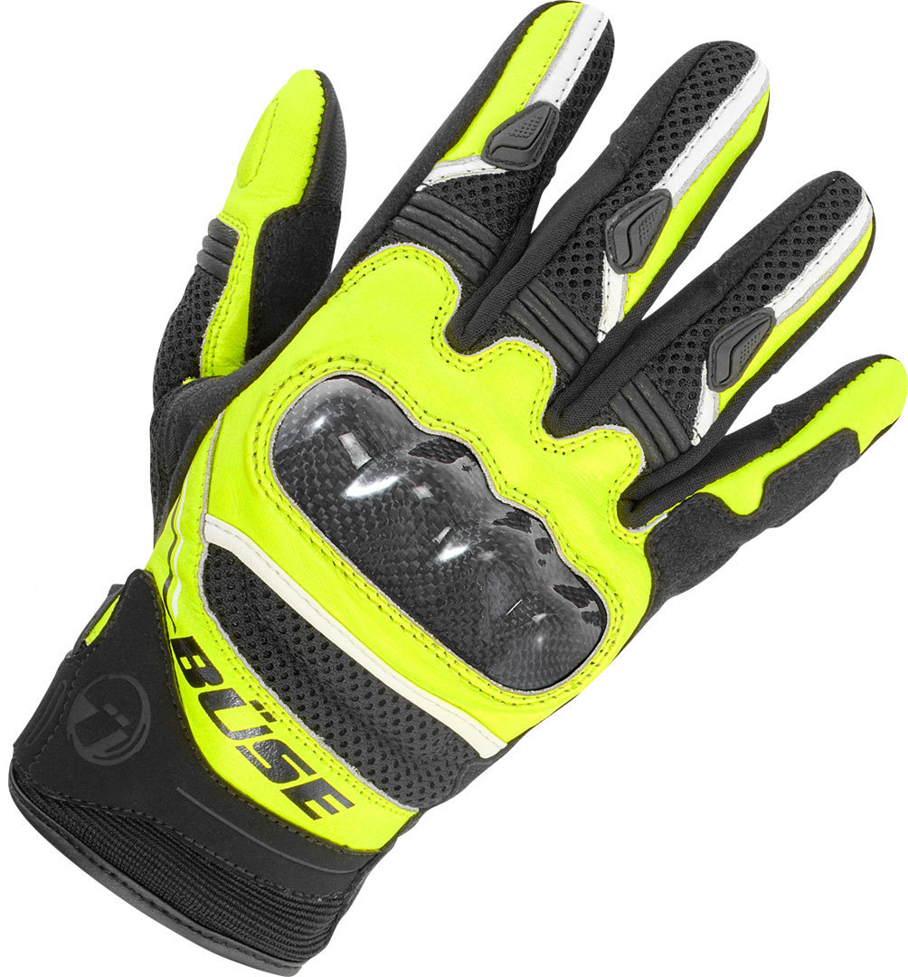 Büse Safe Ride Handsker sort/neon 13 Figur 1