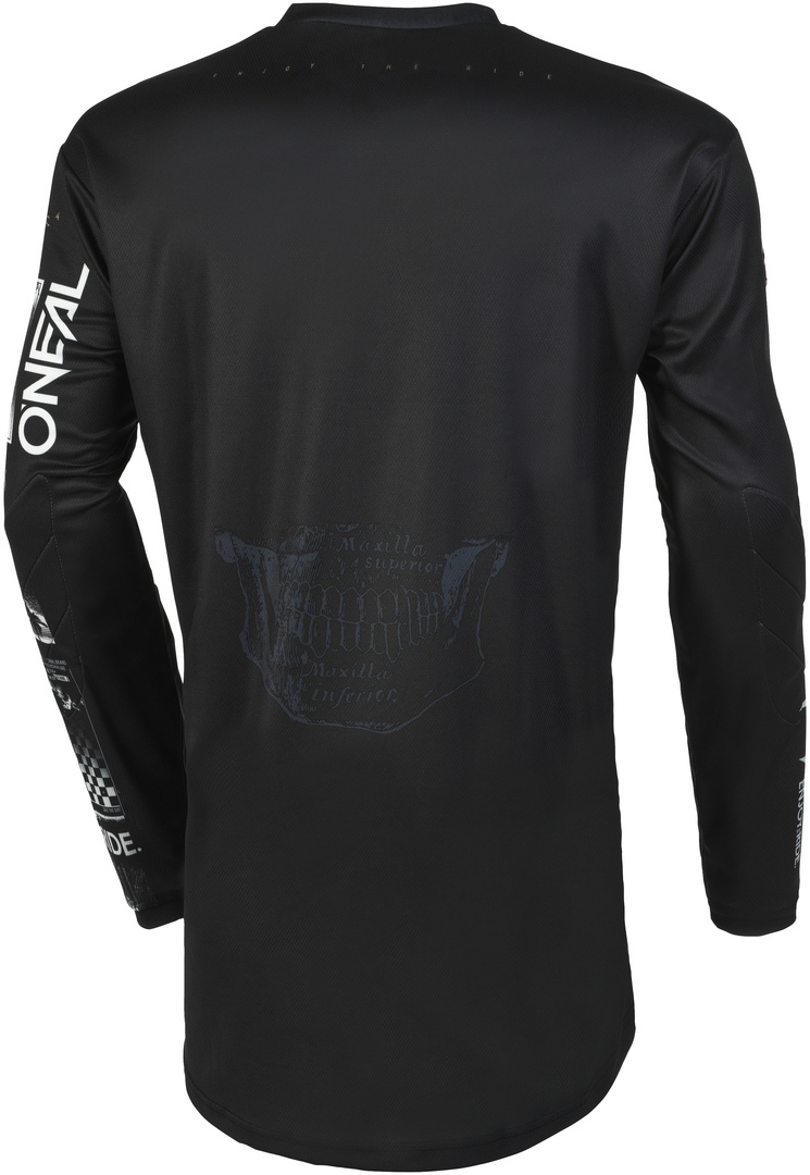 Oneal Element Attack Motocross Jersey schwarz/weiß L Abbildung 2