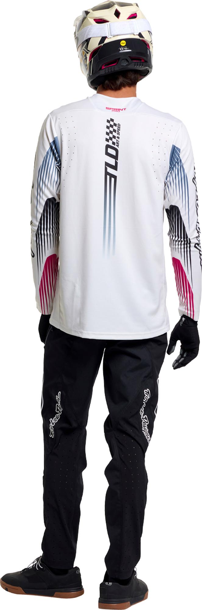 Troy Lee Designs Sprint Pro Turbo Bicycle Jersey white/grey S Figure 11