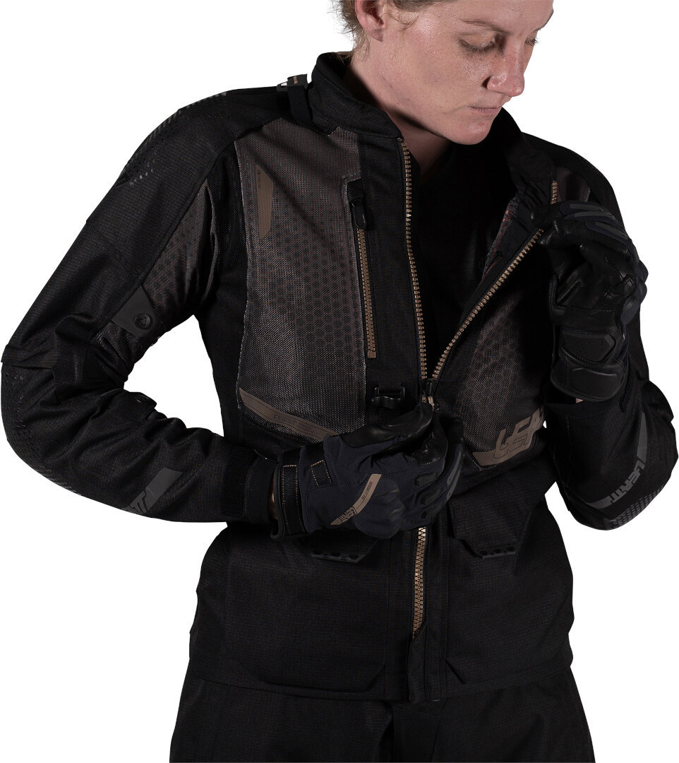 Leatt ADV Flowtour 5.5 Damer Motorcykel Textil Jacka svart M Figur 17