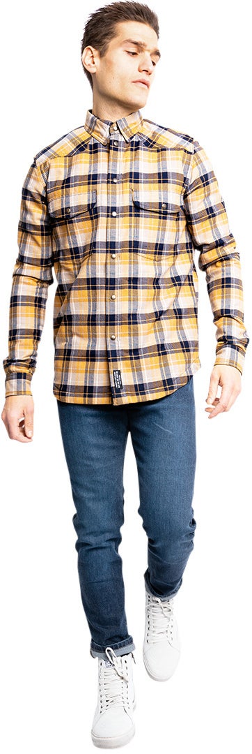 John Doe Motoshirt Skjorte Fløde XL Figur 13