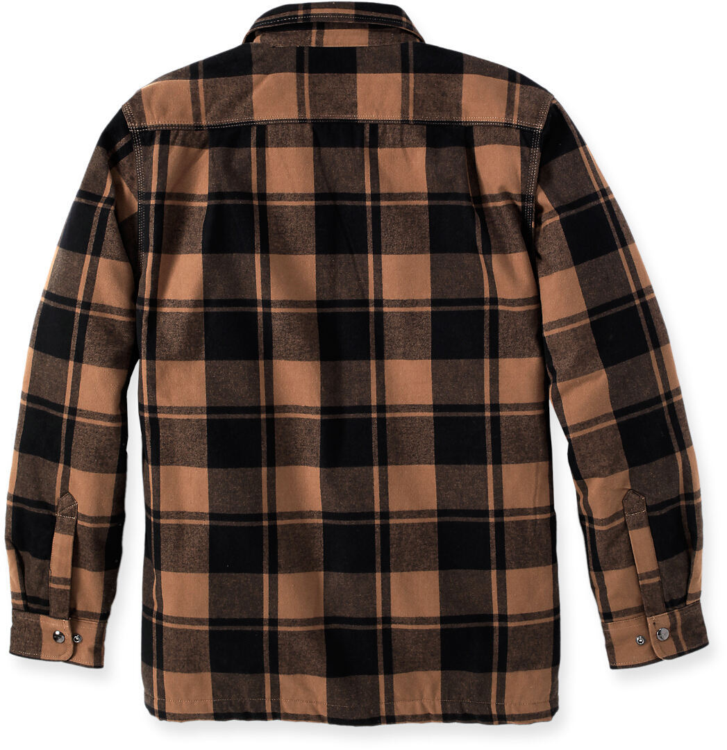 Carhartt Heavyweight Flannel Sherpa Skjorta brun S Figur 3