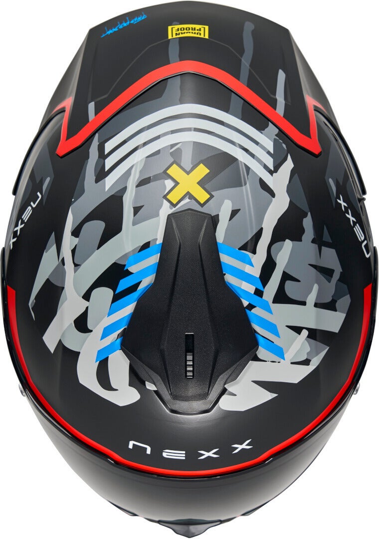 Nexx Y.100R Urbangram Casco negro mate/rojo XXL (63/64) Figura 2