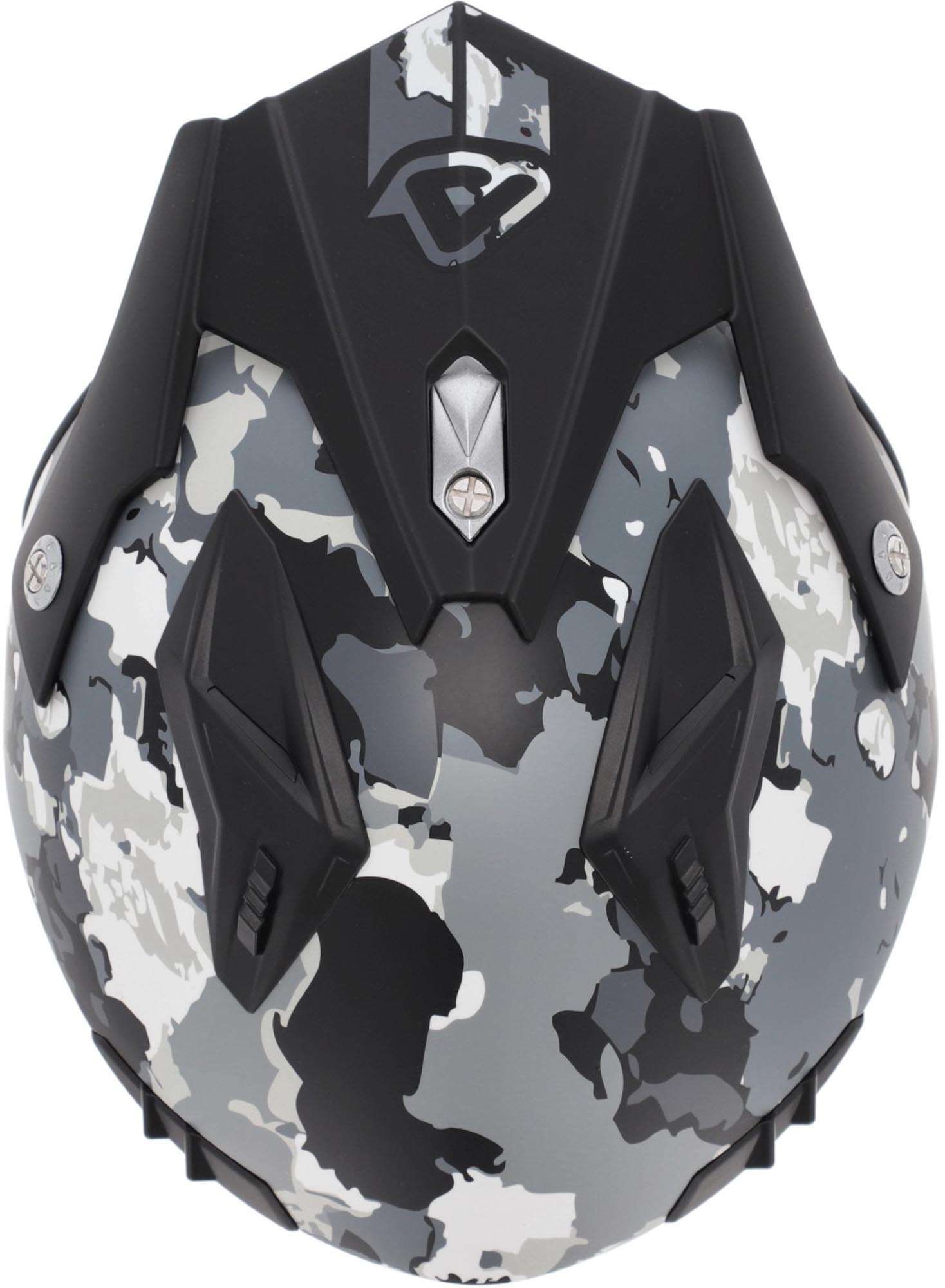 Acerbis Aria Sport Camo Cască cu reacție Gri/negru mat XS (53/54) Figura 5