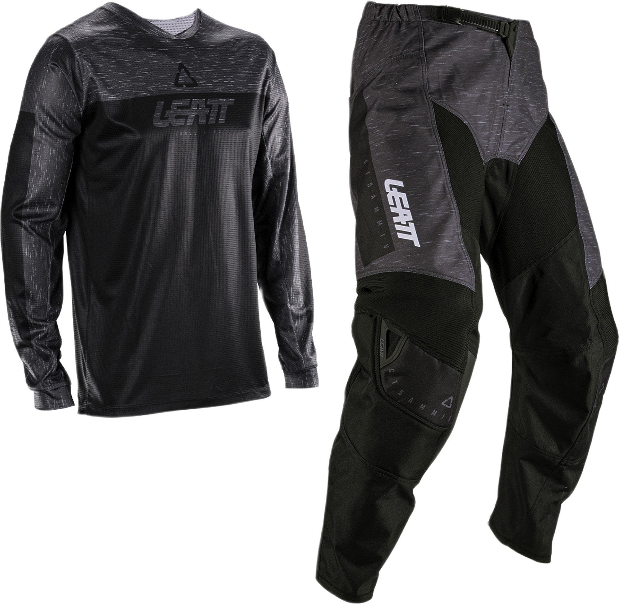 Leatt Moto Ride Kit 3.5 V26 Motocross Jersey und Hose Set schwarz/anthrazit 2XL Abbildung 1