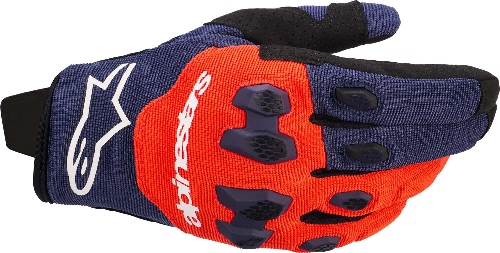 Alpinestars Pro-Dura Motorcross handschoenen blauw/oranje M Figuur 1