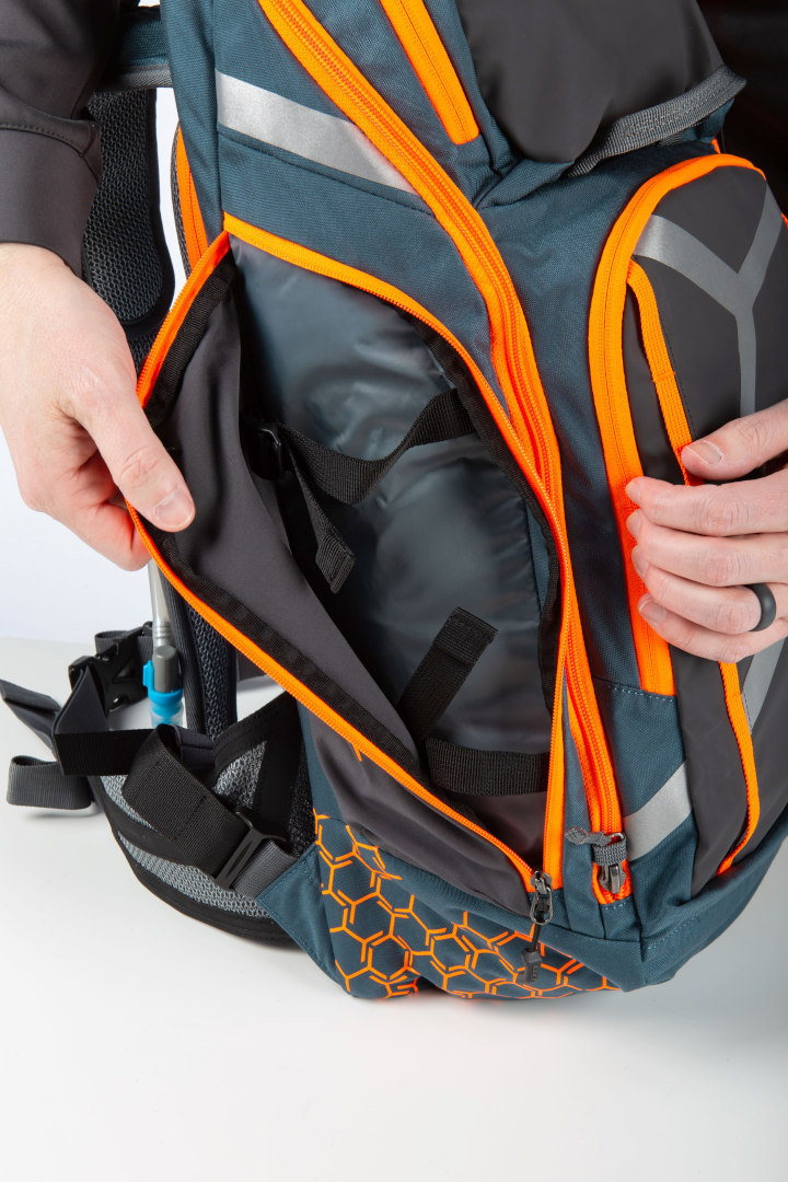 Klim Arsenal 30 Rucsacul portocaliu/albastru Figura 3