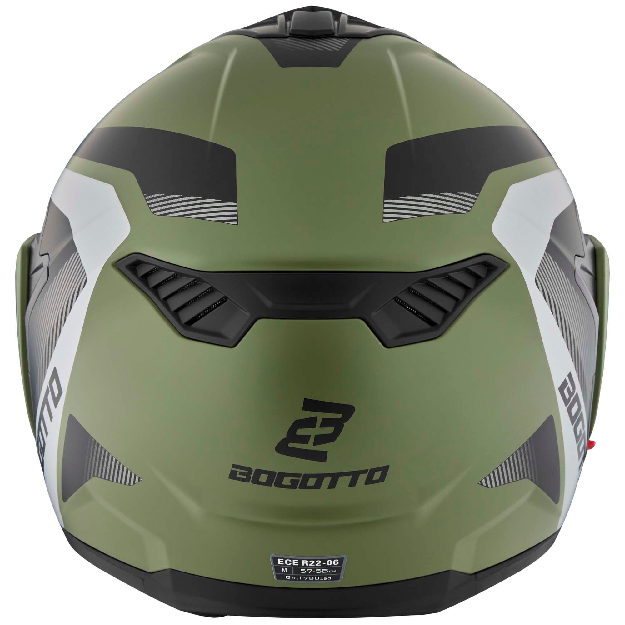 Bogotto FS-X600 Atyr Limited Edition Hjelm Militær Grøn Matt M Figur 7